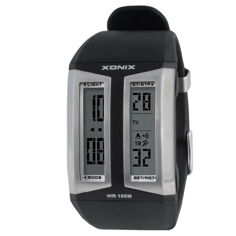 Runners Gear - XONIX Erkek Spor Saatleri Dijital Dikdörtgen