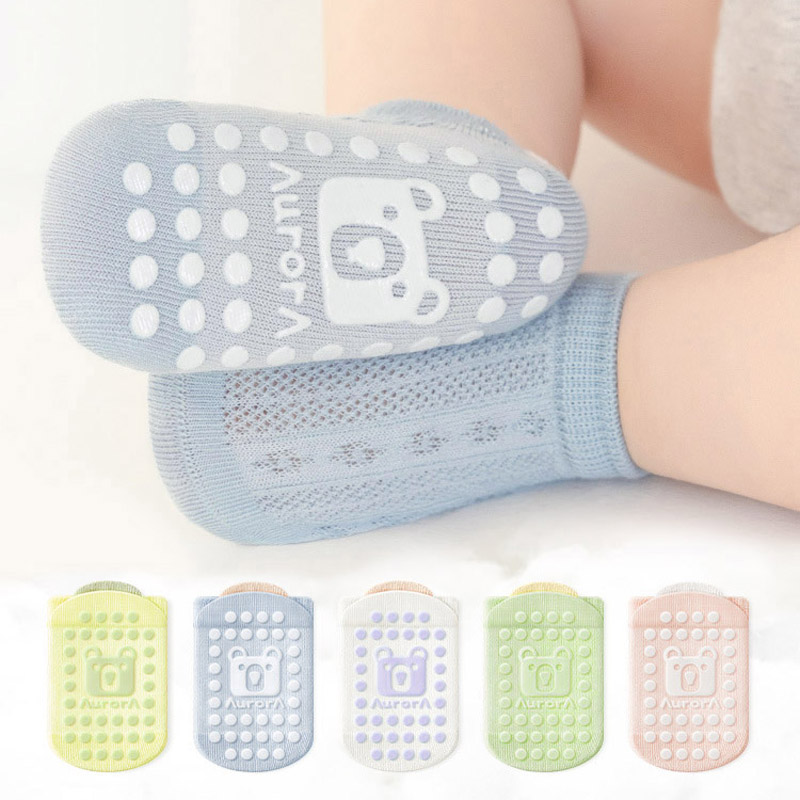 Anti Blister Sock - 5 çift Çocuklar Kaymaz Çorap Sevimli