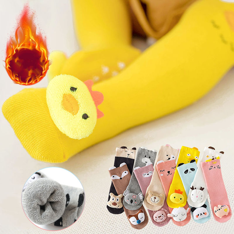 Anti Blister Sock - Kışlık Kalın Pamuklu Çocuk Uzun Çorapları