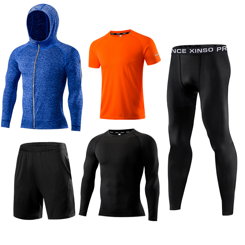 5 Parça Erkek Spor Giyim Seti  - Running Gear Gym incelemesi ve fiyatı