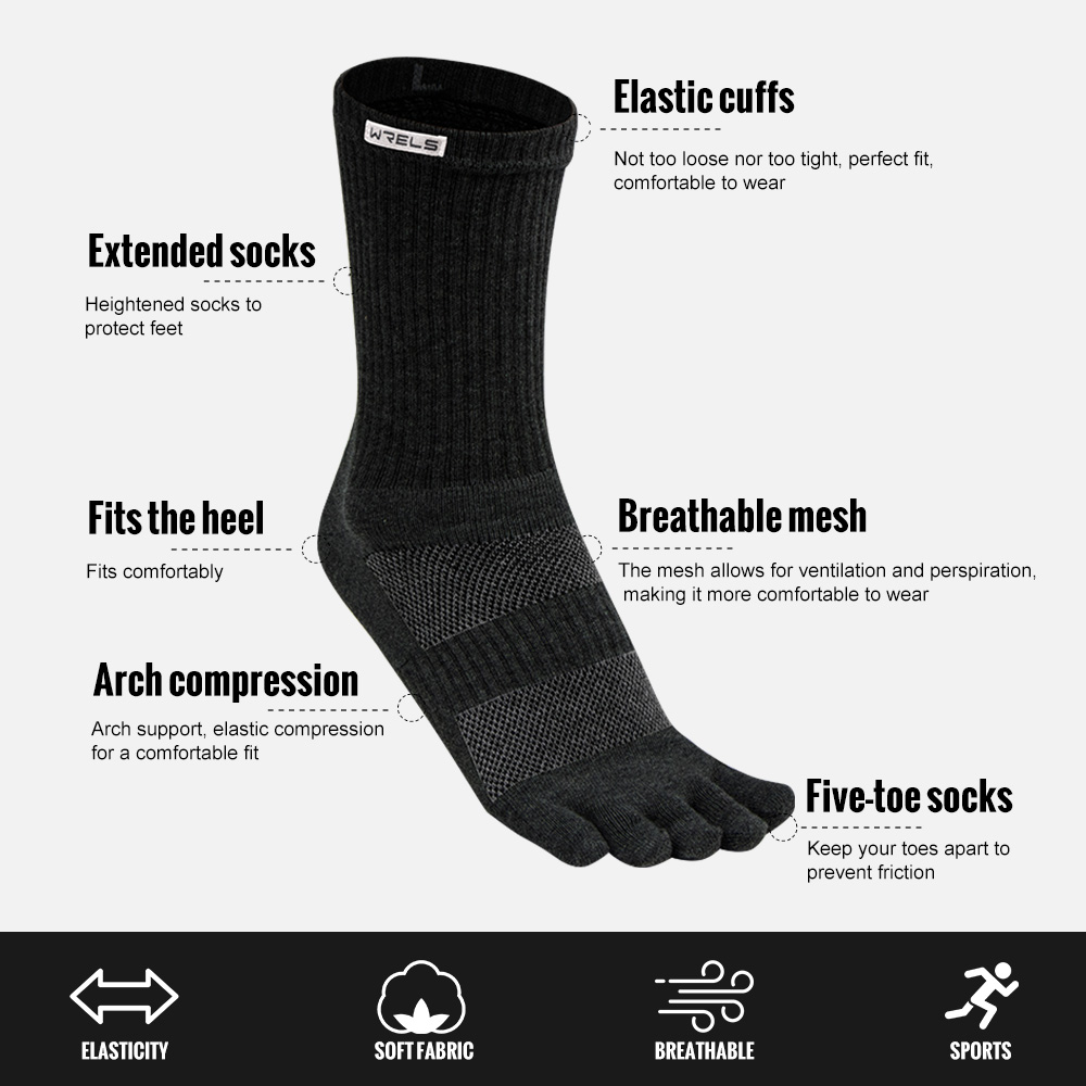 WRELS 1/2/3 Çift, Parmakları A - Anti Blister Sock incelemesi ve fiyatı