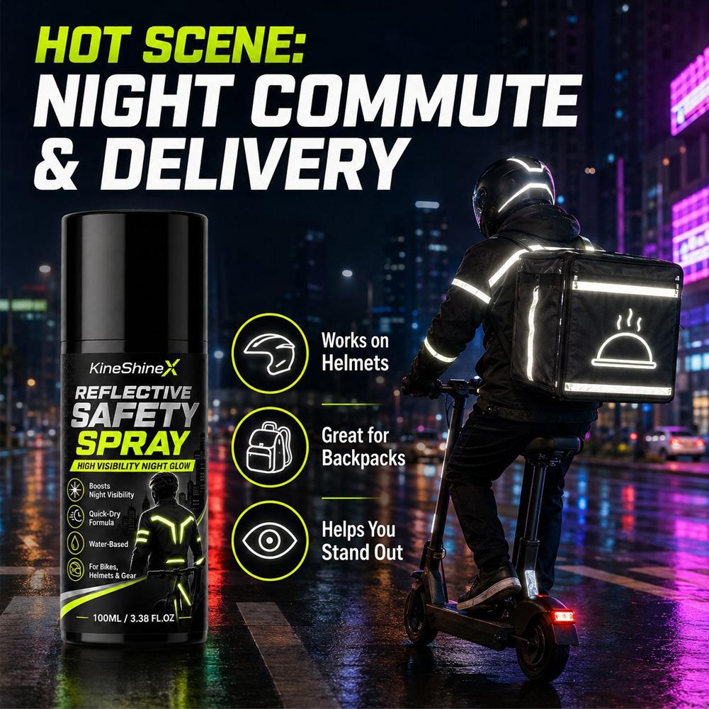 Gece Yansıtıcı Güvenlik Spreyi - High And Running Gear incelemesi ve fiyatı